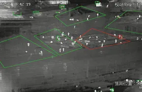 كاميرا أمان طويلة المدى من Iwin للتصوير الحراري